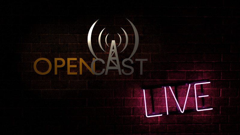 Cartello OpenCast Live